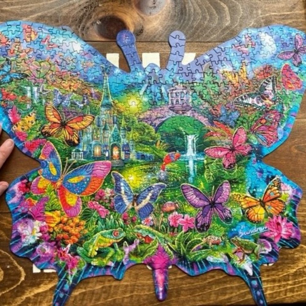 Butterfly Shaped Puzzle (500 pieces)